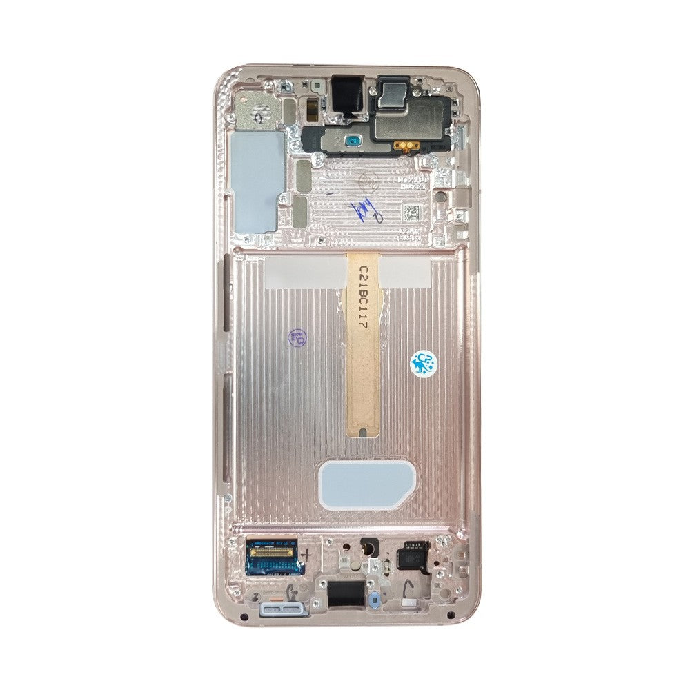 Samsung Galaxy S22 Plus 5G S906B OLED Screen Replacement Digitizer GH82-27500D/27501D (Gold)-Pink Gold
