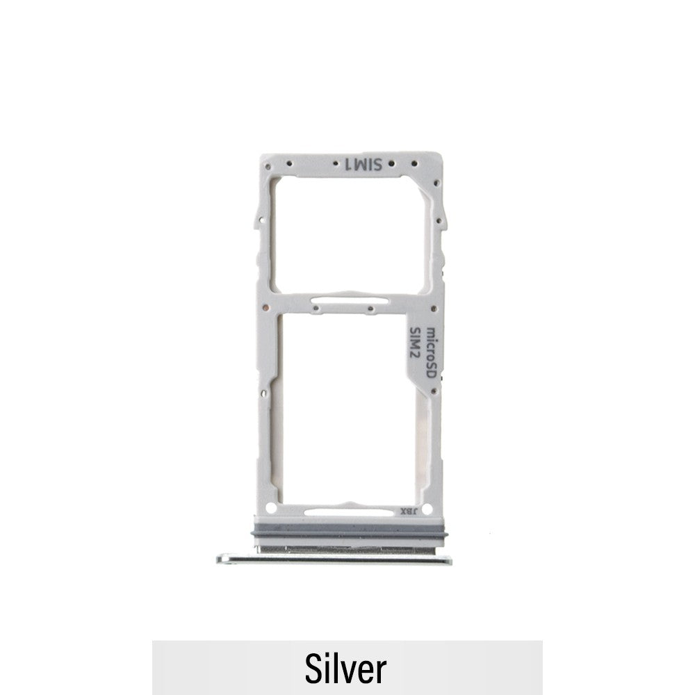 Dual SIM Card Tray for Samsung Galaxy S10 Lite G770F-Silver