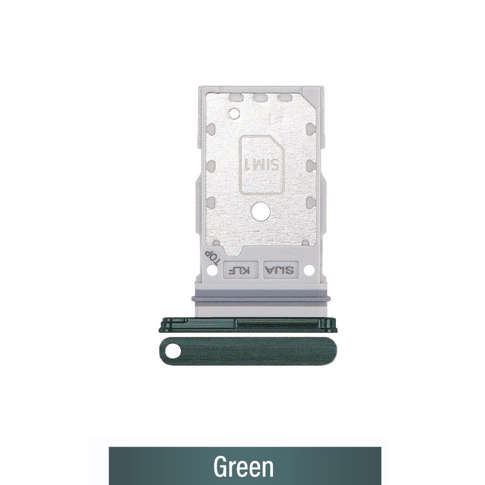 Dual SIM Card Tray for Samsung Galaxy S22 S901B / S22 Plus S906B-Green