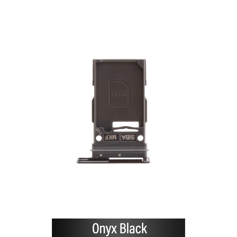 Single SIM Card Tray for Samsung Galaxy S24 S921B / S24 Plus S926B-Onyx Black