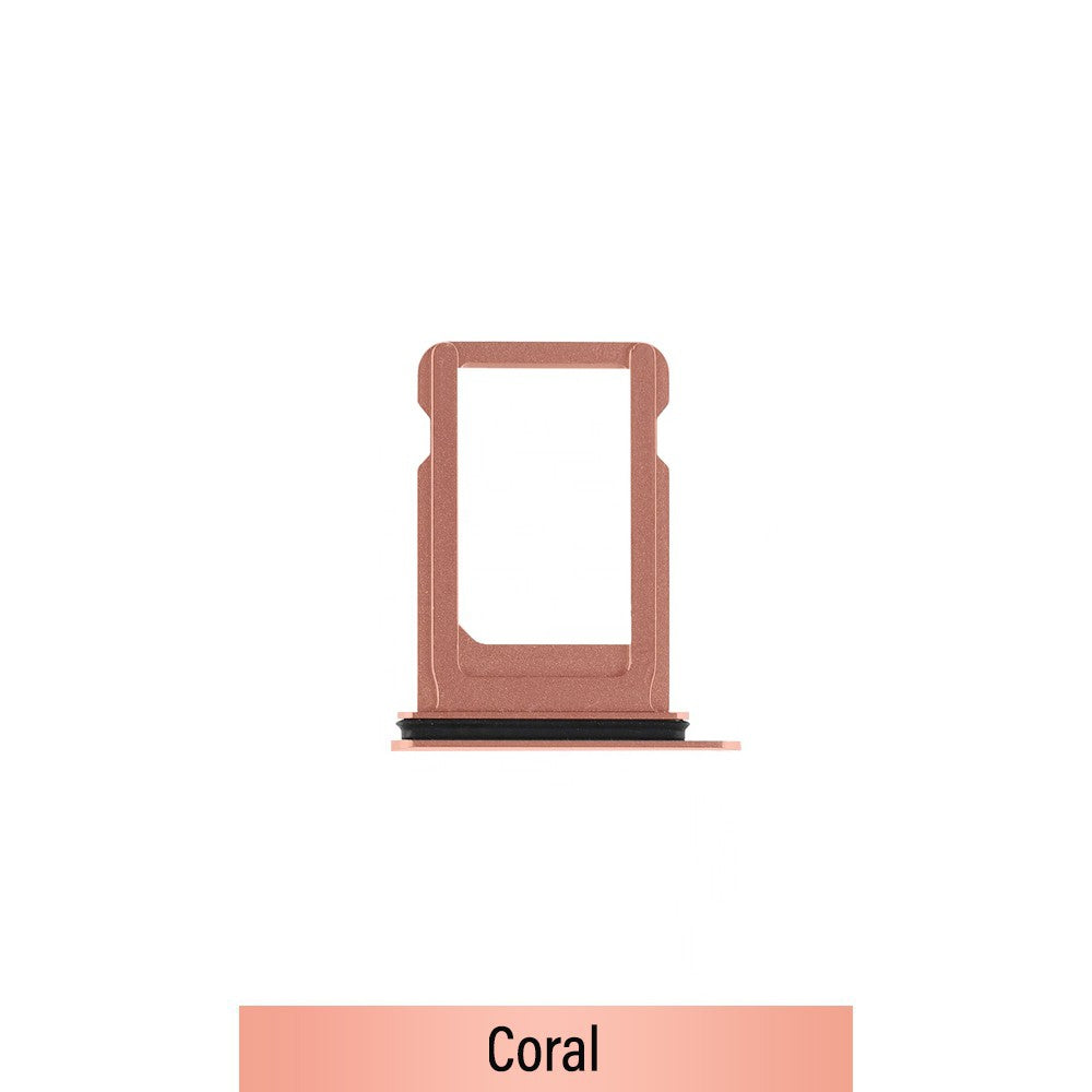 Dual SIM Card Tray for iPhone XR-Coral (Not for AU)