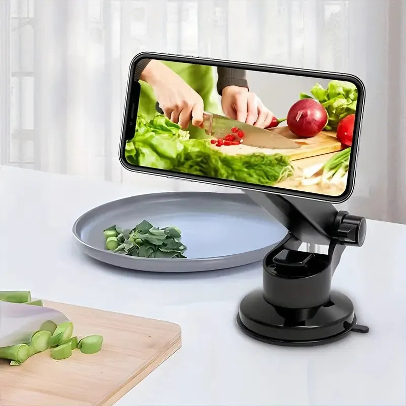 Pbuddy Car Mobile Phone Stand Creative Telescopic Suction Magnetic Car Navigation General Mobile Phone Stand Navigation Mobile Phone Stand 360 Degrees Rotating Suction Cup Navigation Bracket, Instrument Table, Desktop Universal Bracket