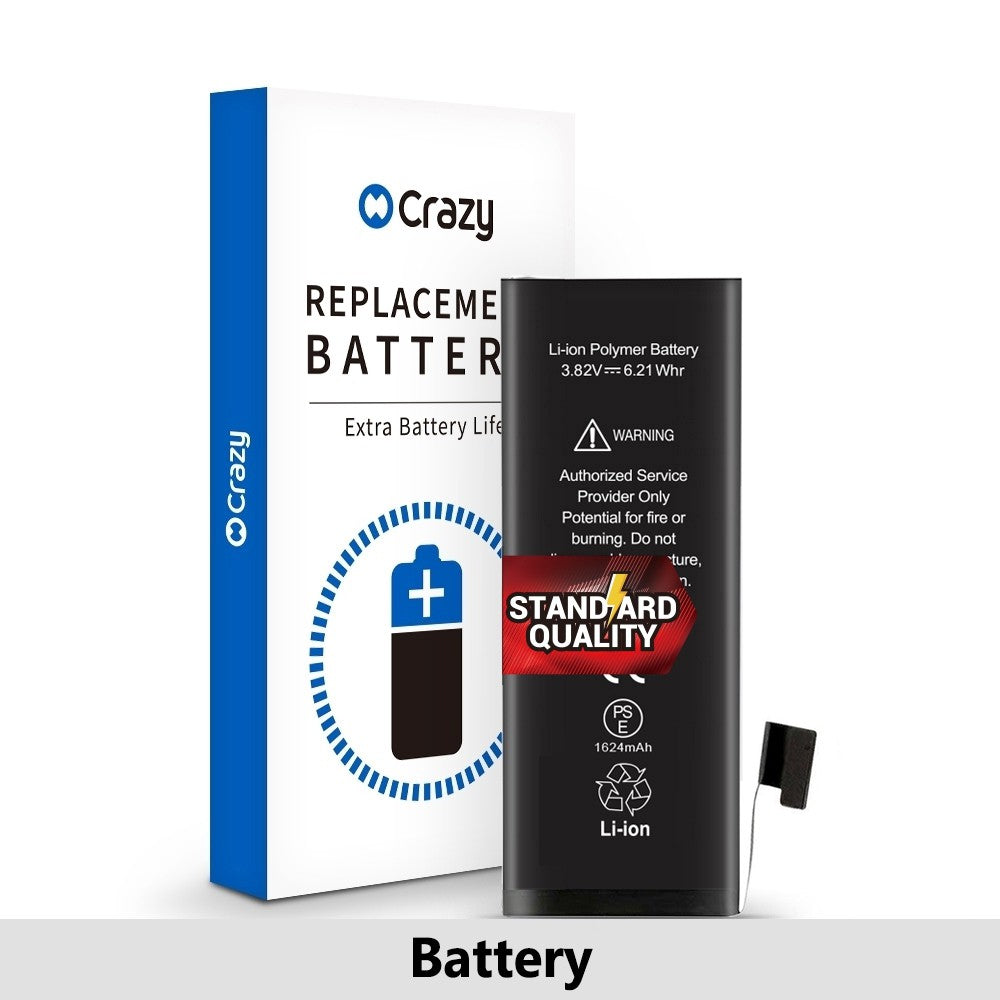 iPhone SE Replacement Battery with Adhesive Strips 1624mAh (Standard Quality+SinoWealth Solution)