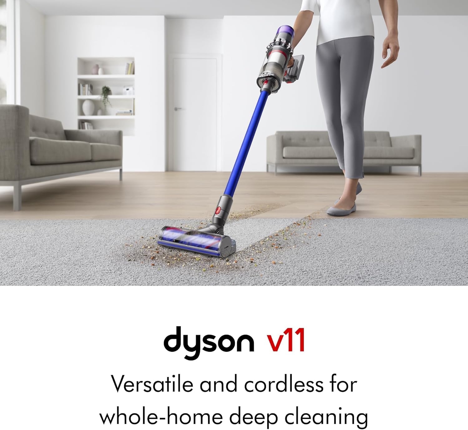 Dyson V11™ Advanced vacuum (Nickel/Blue)