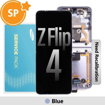 Tecguru-Samsung Galaxy Z Flip4 F721B Screen Digitizer Replacement GH82-30238E (Service Pack)-Navy