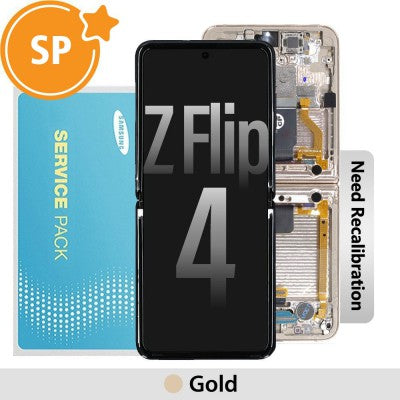 Tecguru-Samsung Galaxy Z Flip4 F721B Screen Digitizer Replacement GH82-30238E (Service Pack)-Navy