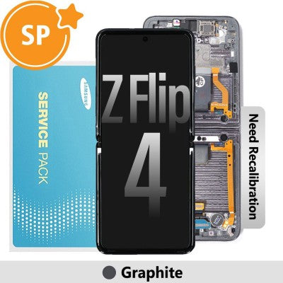 Tecguru-Samsung Galaxy Z Flip4 F721B Screen Digitizer Replacement GH82-30238E (Service Pack)-Navy