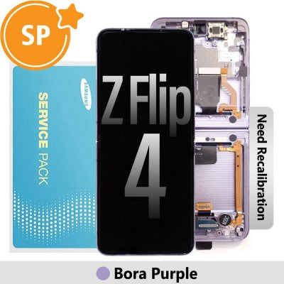 Tecguru-Samsung Galaxy Z Flip4 F721B Screen Digitizer Replacement GH82-30238E (Service Pack)-Navy